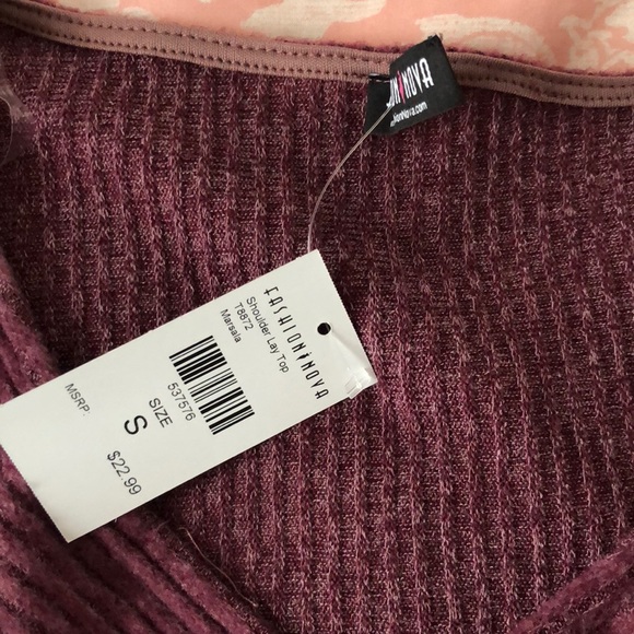 Knit Crop Fashion Nova Long Sleeve NWT - Picture 2 of 4